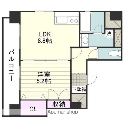 ウエストリバー加治屋の間取り写真
