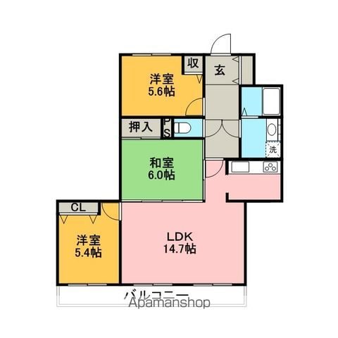 ライオンズマンション札幌スカイタワーの間取り写真