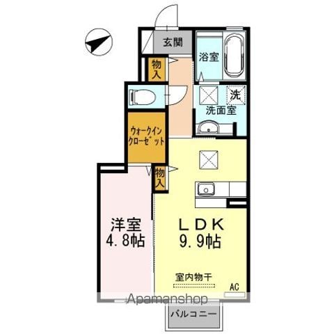 DーROOM ひまわりの間取り写真