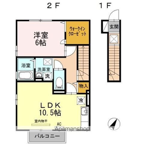 シャルマンの間取り写真