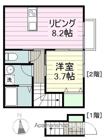 リヴィエールIIの間取り写真