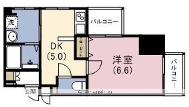 プレサンスセンターコア大阪の間取り写真