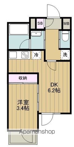 パークキューブ大森山王の間取り写真