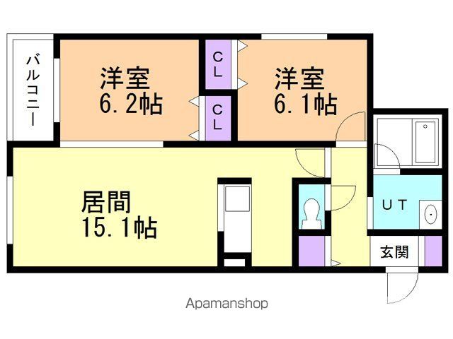 CASA MIYANOMORIの間取り写真