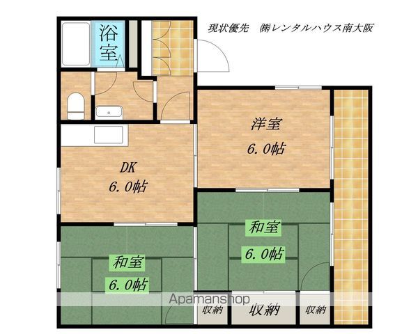 カルムS.Jの間取り写真