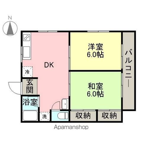 コスモパークの間取り写真