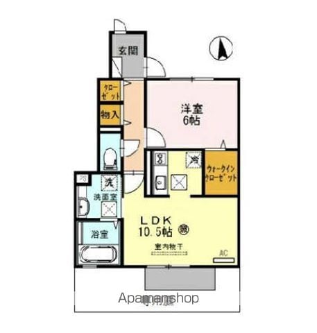 DーROOMシルクマムの間取り写真
