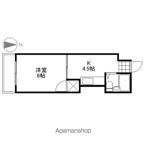 BAUHAUS祇園新道の間取り写真