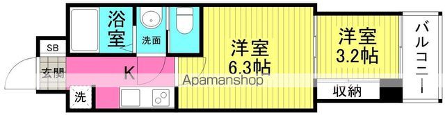 セレニテ梅田ルフレの間取り写真