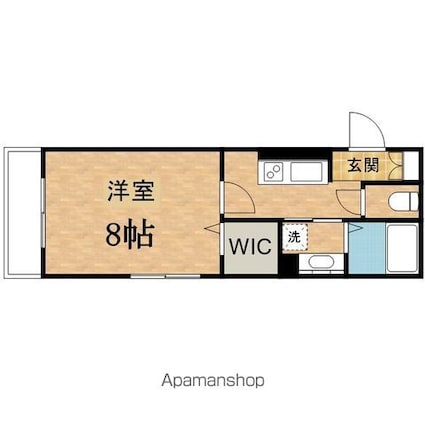 ラガレリア[1K/29.41m2]の間取図