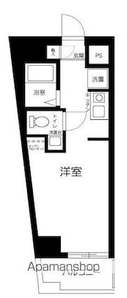 サーパス南烏山[1R/20.06m2]の間取図