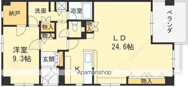 名次町ロジュマンの間取り写真