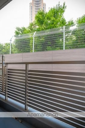 ＳＱＵＡＲＥ市谷河田町ｈｉｌｌｓｉｄｅ[1LDK/31.32m2]のバルコニー