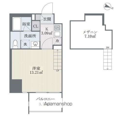 レキシントンスクエア薬院の間取り写真