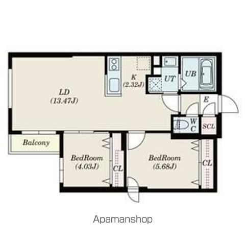SーRESIDENCE琴似本通AVANTAの間取り写真