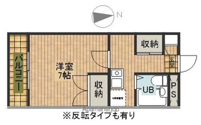 ベルハウス和地山Aの間取り写真