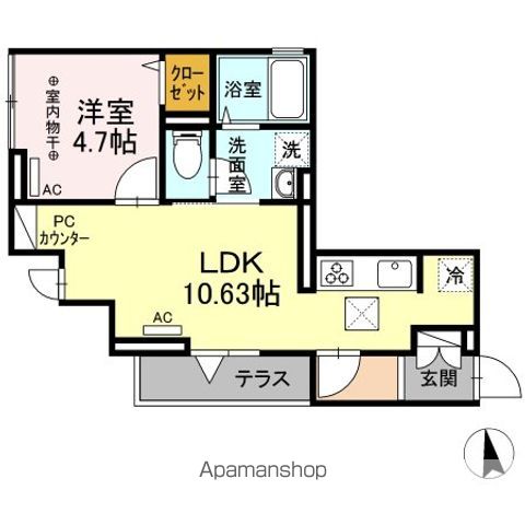 アムール東向島の間取り写真