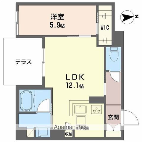 シャーメゾンエラブル梅田北の間取り写真
