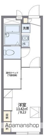 レオパレスMOAの間取り写真