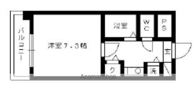 福岡市早良区室見のマンションの間取り