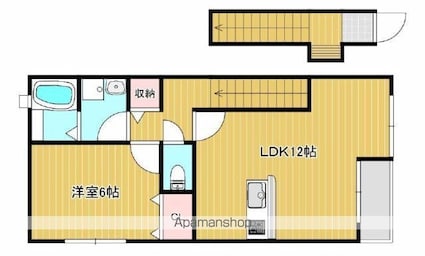 マルラニ　南棟[1LDK/47m2]の間取図