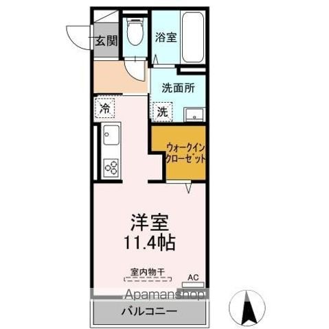 ディアライズ小郡船倉町A棟の間取り写真