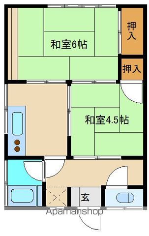 白岩荘の間取り写真