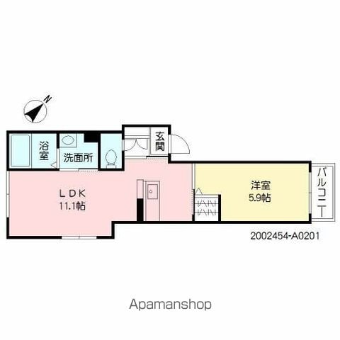 シャーメゾン純心電停前の間取り写真