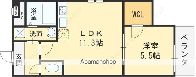 フジパレス神田町の間取り写真