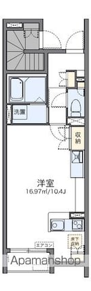 レオネクストカンフリエ[1R/31.43m2]の間取図