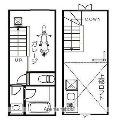 東京都中野区野方４丁目[1R/38.77m2]の間取図