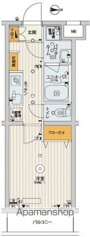 スカイコートパレス千川の間取り写真