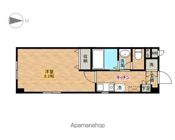 【中野区中央のマンションの間取り】