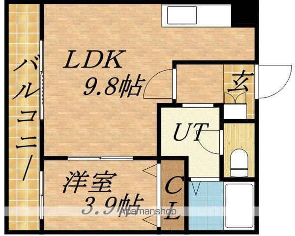 LEE厚別中央の間取り写真