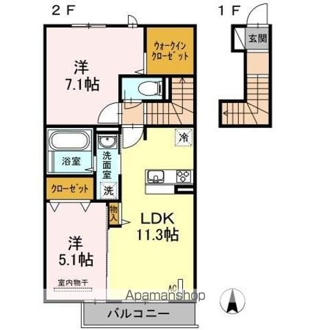 アムールオーブの間取り