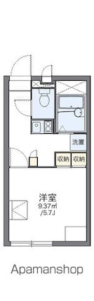 レオパレスＶＩＴＡＥ[1K/20.28m2]の間取図