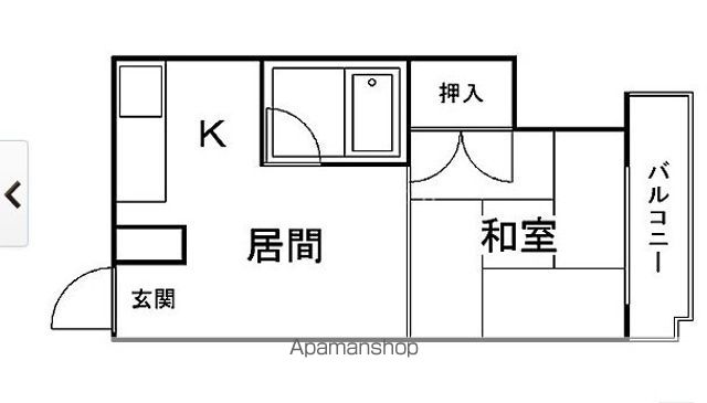 長内マンションの間取り写真