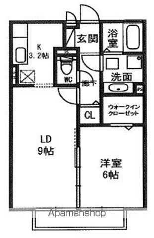 プランドール清水の間取り写真