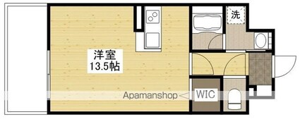 サムティレジデンス平和大通り[1R/33.42m2]の間取図