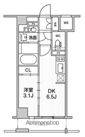 シーズンフラッツ新高円寺の間取り写真
