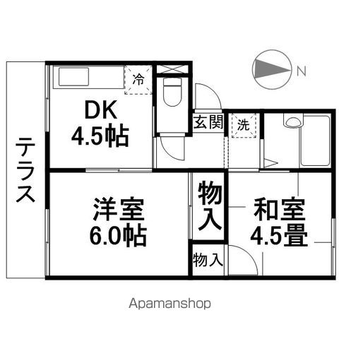 プレジール22の間取り写真