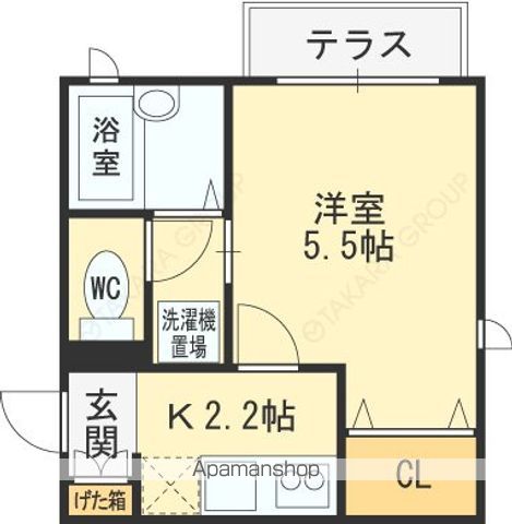 メゾンスール小若江の間取り写真