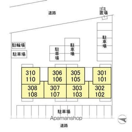 ダイシエル[1LDK/34.37m2]の配置図