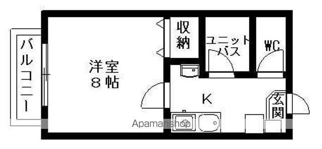 SURPLUS由佳の間取り写真