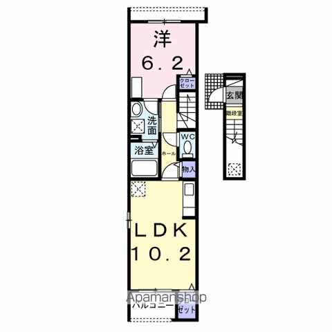 同じ建物の物件間取り写真 - ID:212046964962