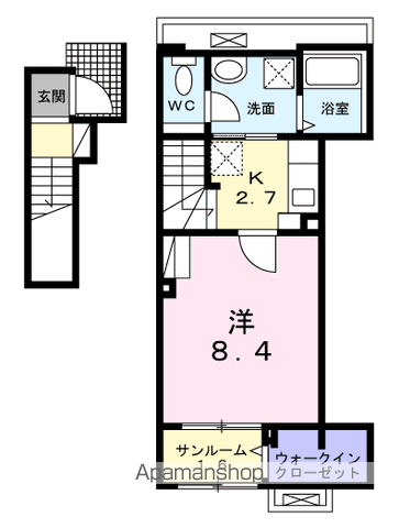 ブリュームⅡの間取り