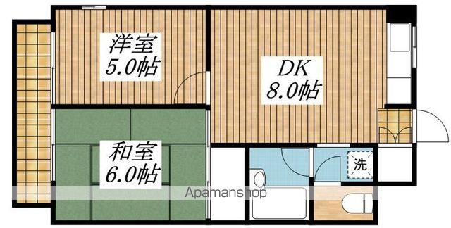 第2鈴和ハイツの間取り写真