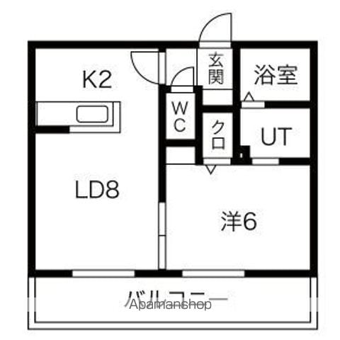 AXISーFA苗穂の間取り写真