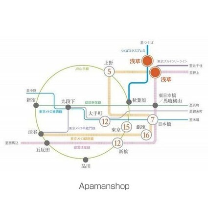 プラウドフラット浅草トレサージュ[2LDK/50.37m2]のその他内装1