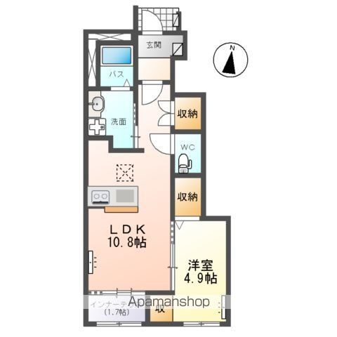 ソレイユⅡの間取り